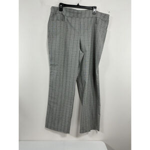 Womans Time & Tru Pullon Casual Pants Multicolor XXL 20 Checkered